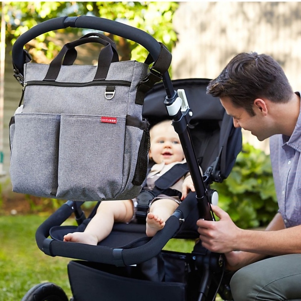 Diaper Bag SKIP*HOP Duo Signature Heather Grey Unisex